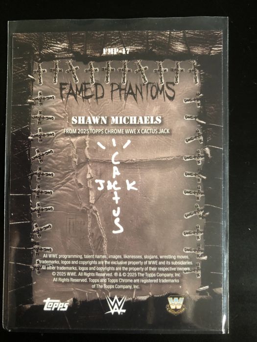 Cartas WWE cactus jack