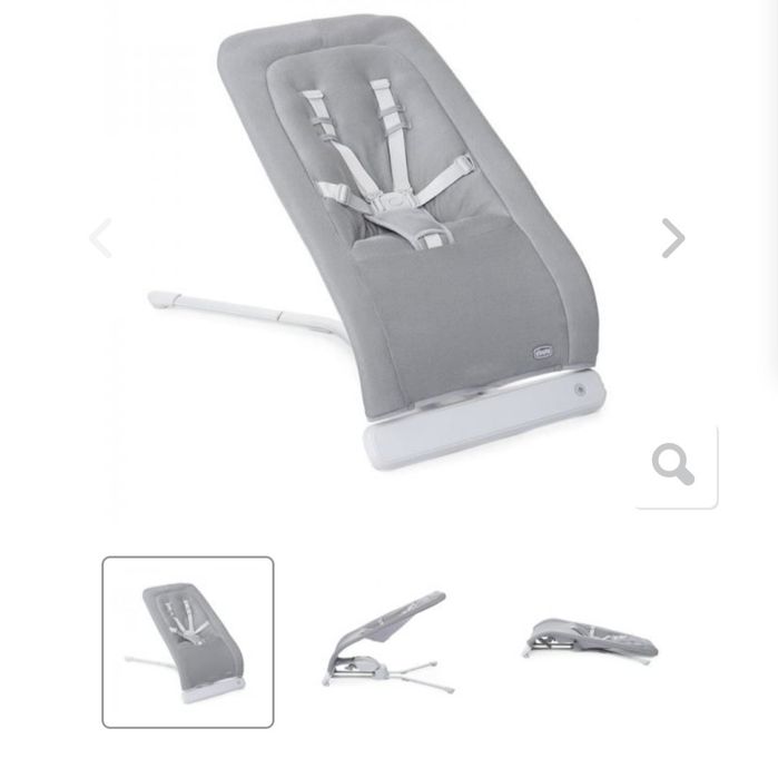 Chicco - Espreguiçadeira Rhythm ‘N’ Sound – Cool Grey