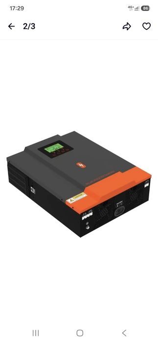 Гібридний сонячний інвертор PowMr 12v 1000w