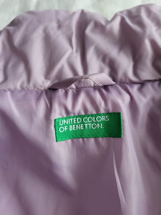 Модная необычная деми куртка Benetton 140 р оригинал