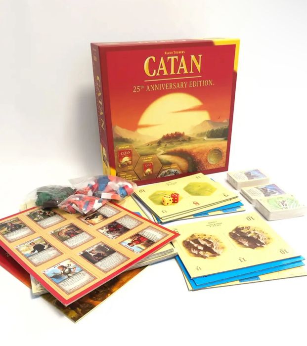 УКРАЇНСЬКОЮ! Catan Колонізатори Ювілейні! + картки та правила УКР!
