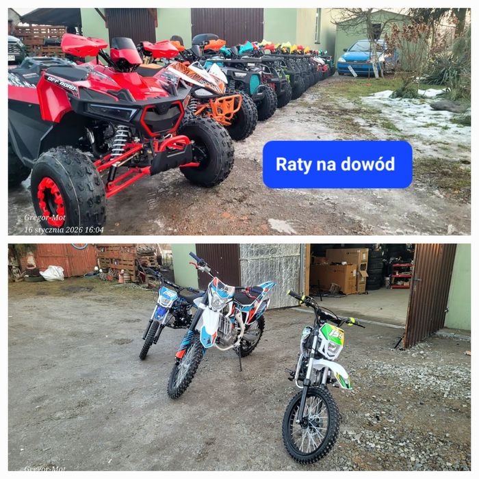 Nowy cross barton Nxt 250ccc maszyna dla wymagajacyh raty