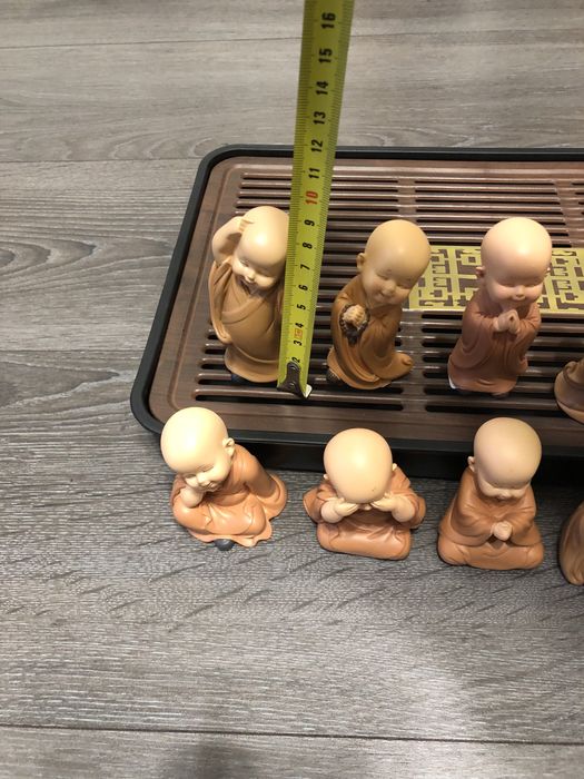 Фігурка монах, будда керамічна для чайної церемонії