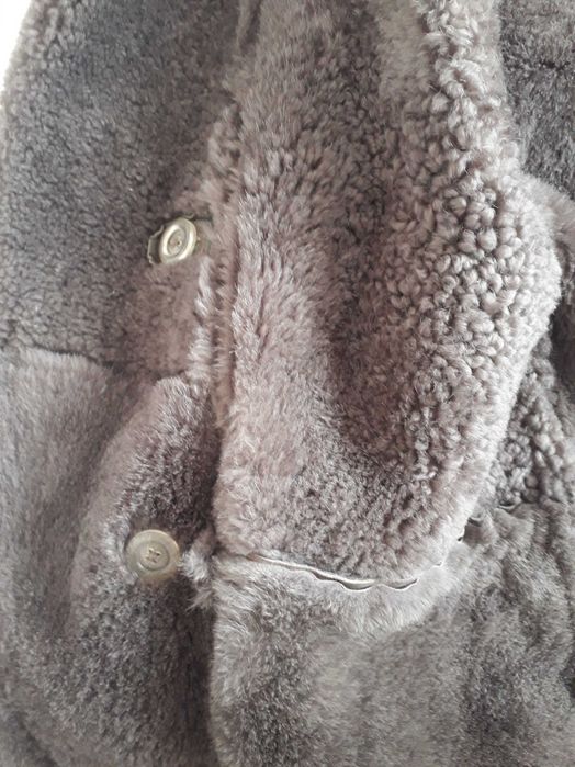 Casaco em Nobuck Taupe