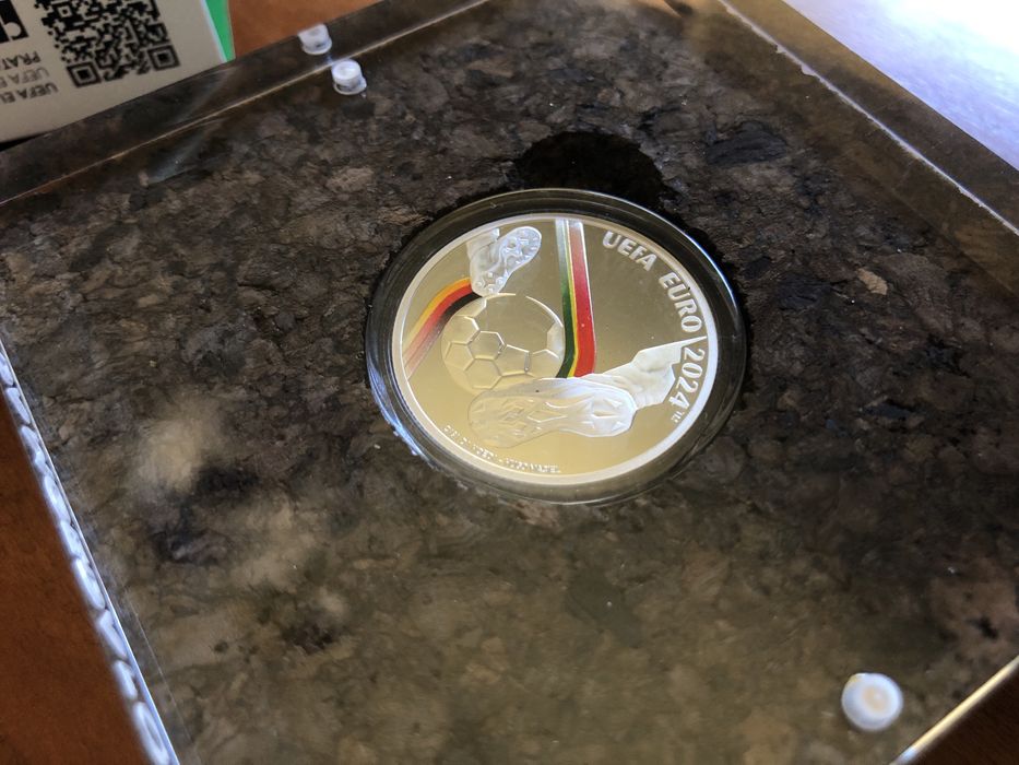 Moeda 5€ - UEFA EURO 2024 - Prata PROOF