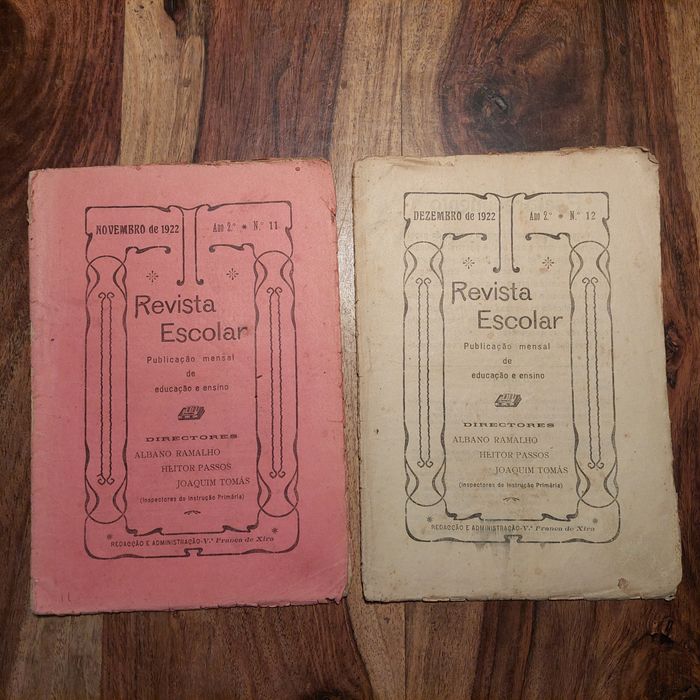 Revista Escolar Publicação Mensal de Educação e Ensino, vários números