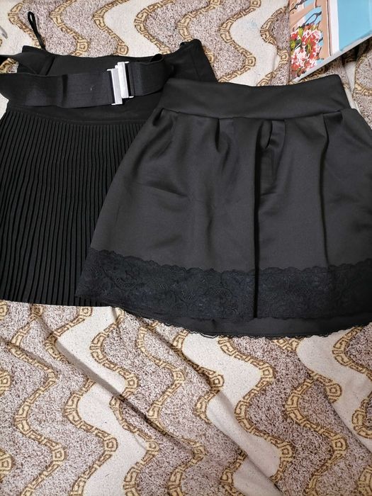 Чёрная юбка для школы, 2 шт.