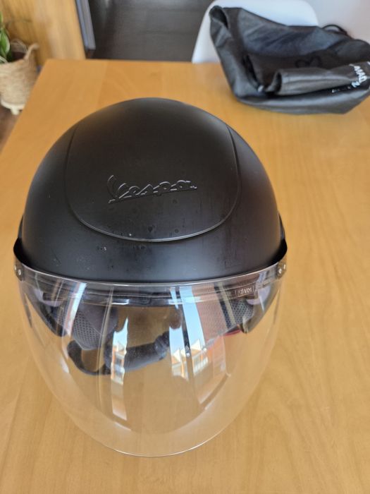 Capacete aberto Vespa c/ viseira para sol - M