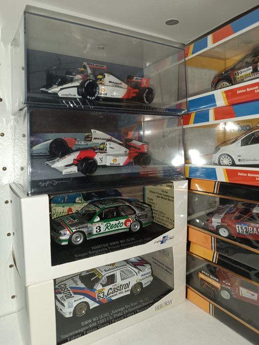 Miniaturas 1/43 de Coleção – Ayrton Senna, Retro Mobile, Norev (Raros)