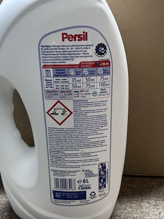 Persil 6L płyn do prania żel chemia z Niemiec