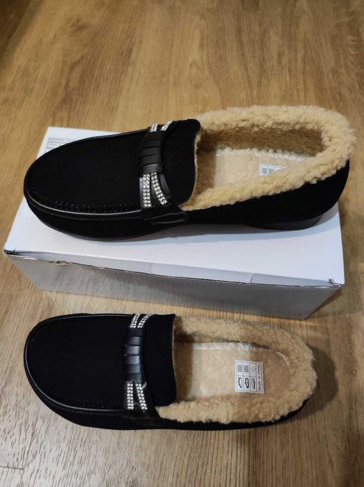 Мокасини жіночі на хутрі р.36