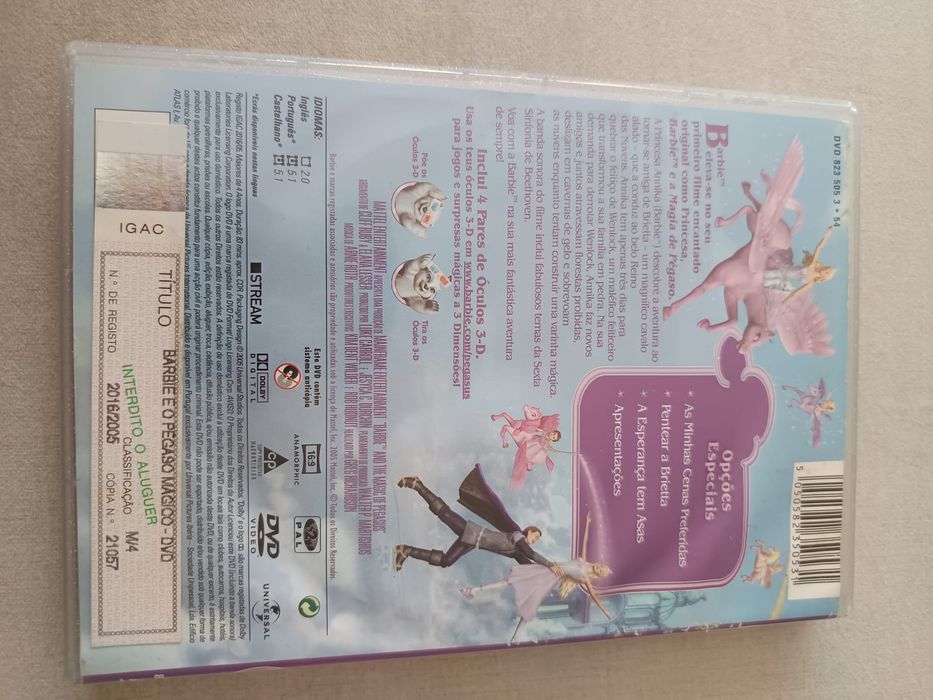 DVD Barbie pégaso mágico