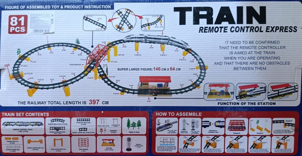 Дитяча залізниця на радіокеруванні «Train Remote Control Express»