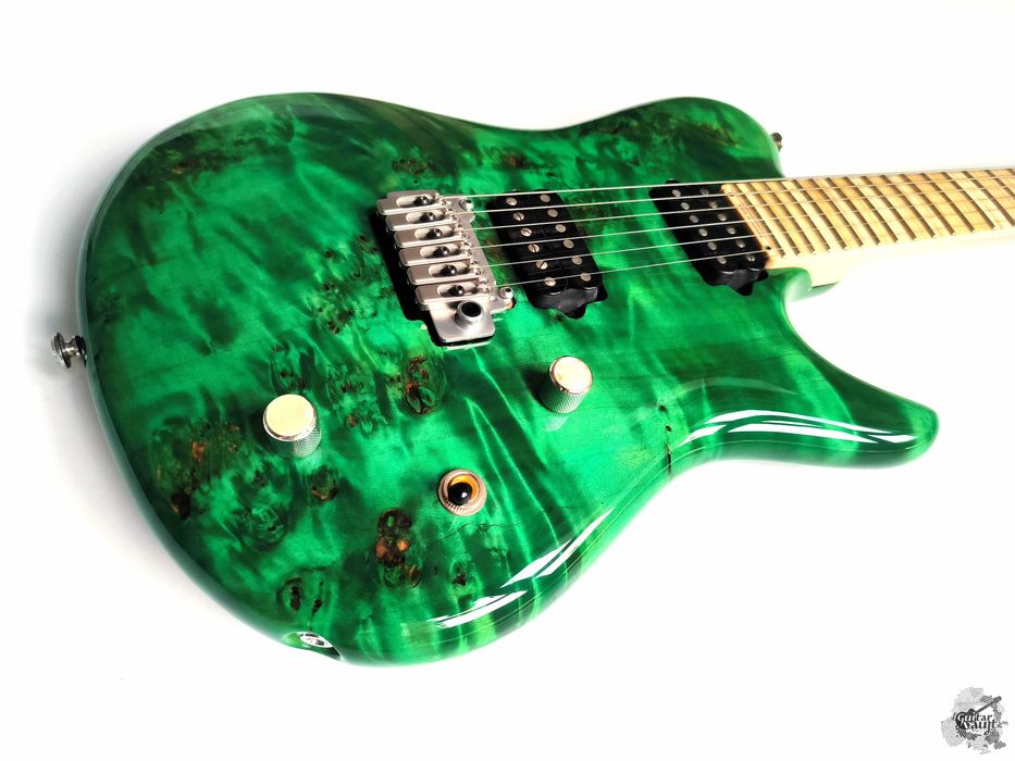 Para Custom One-Piece Poplar Burl '2023 Emerald Green w/GigBag