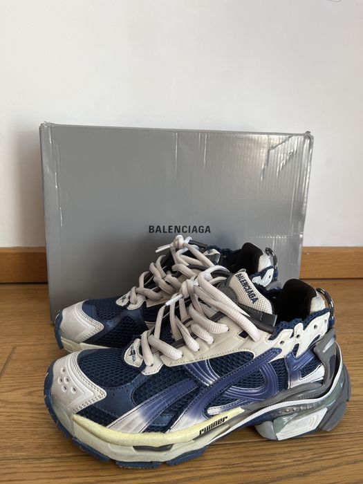 Balenciaga Runner 2.0 White Navy