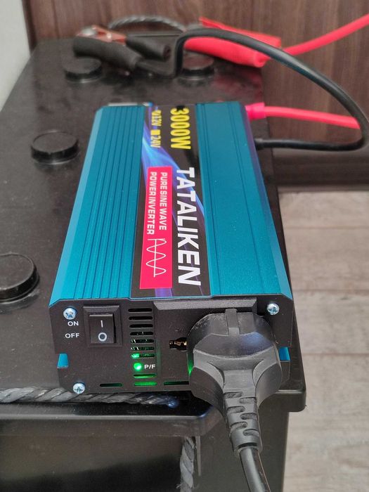 Инвертор 12V 220V 3000W Tataliken чистый синус для котла холодильника