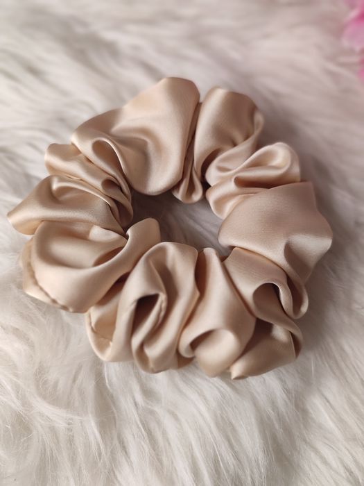 Scrunchie do włosów Standard Ciepły Beż