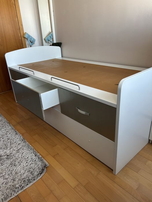 Cama de Solteiro com Gavetão