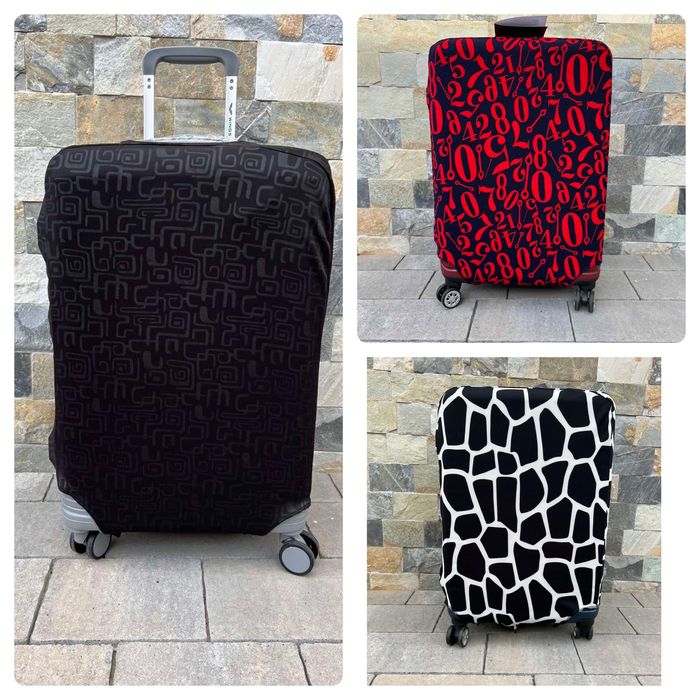 ЧОХЛИ чехлы на валізи чемодани чехол на валізу Чемодан Нові