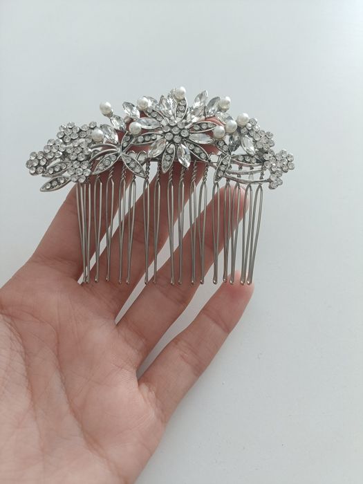 Ozdoba do włosów- ślubna, NOWA