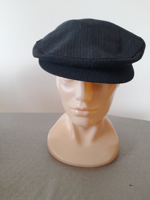 Zielono brązowy kaszkiet męski