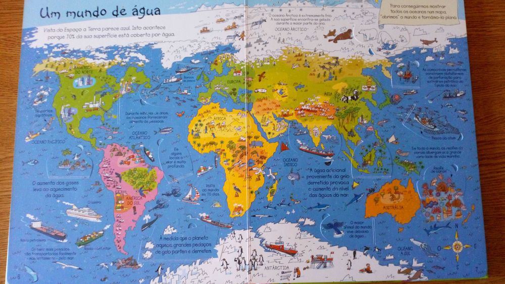 Livro "Espreita o planeta terra"