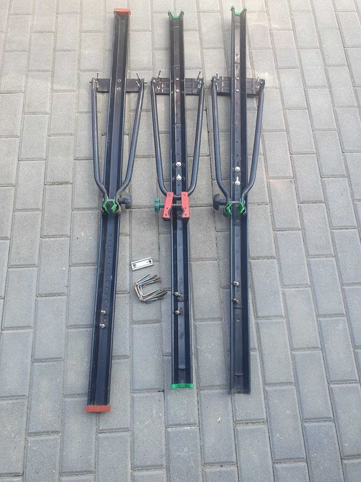 Bagażnik dachowy na rower 3 sztuki