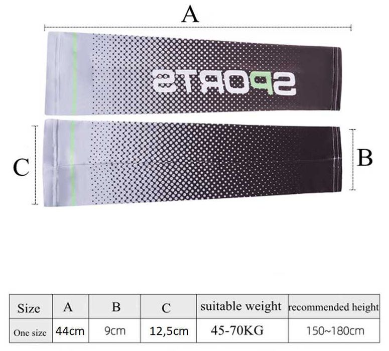 Bandana Maska + Rękawy Naramienne Zestaw na Lato
