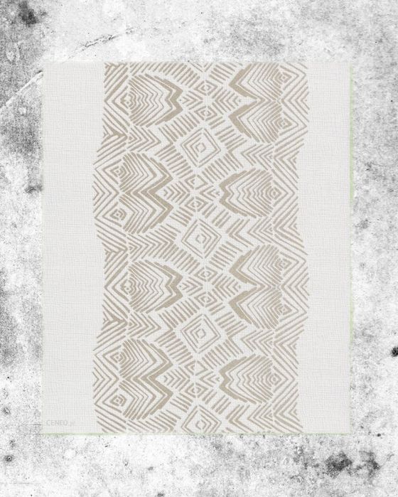 Tapeta ścienna winylowa fizelinowa Ornament Rasch Biała Złota Barbara