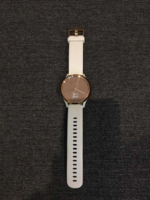 Bracelete Branca para relógio Garmin VIVOMOVE HR e carregador