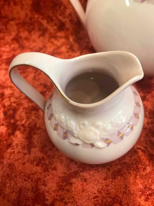 Serwis Hutschenreuther rozowy - Porcelaine Rose - 6 osob