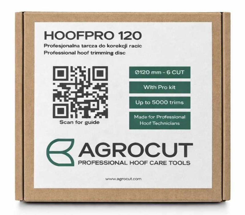 Tarcza do korekcji racic krów 120 mm