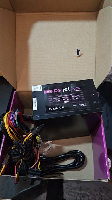 PC Power Supply 600W, New64586304385025122