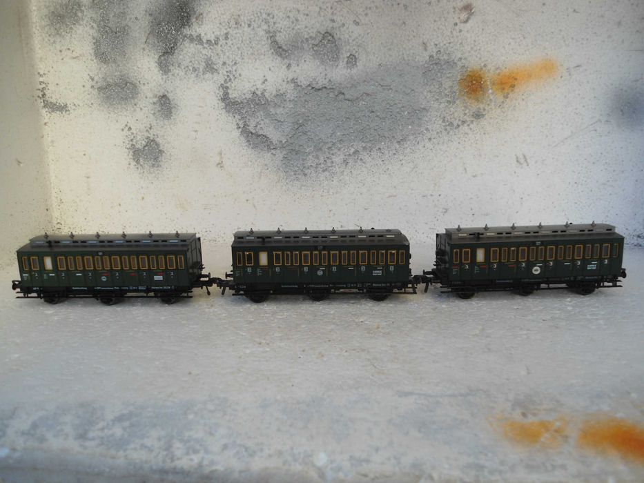 1:87 Fleischmann DR Third-Class 3-Car Set, Ref. 5092