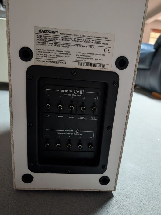 Bose acoustimass 6 sistema som
