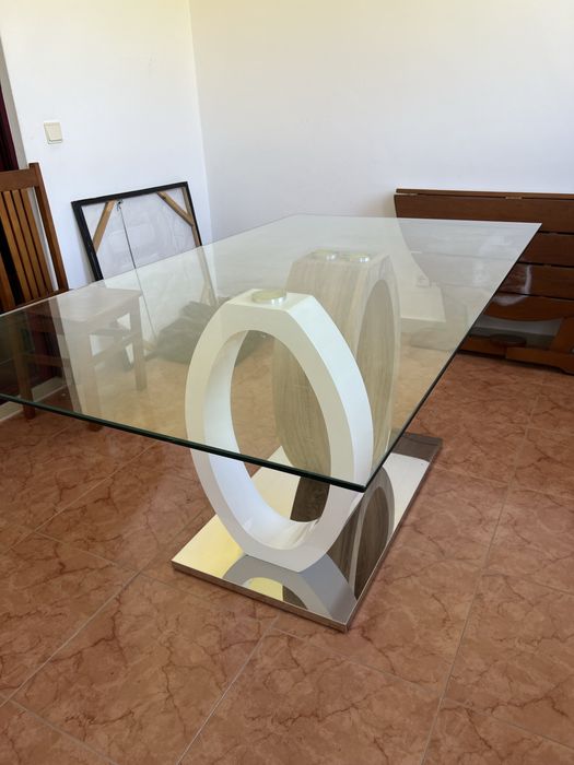 Mesa de vidro nova