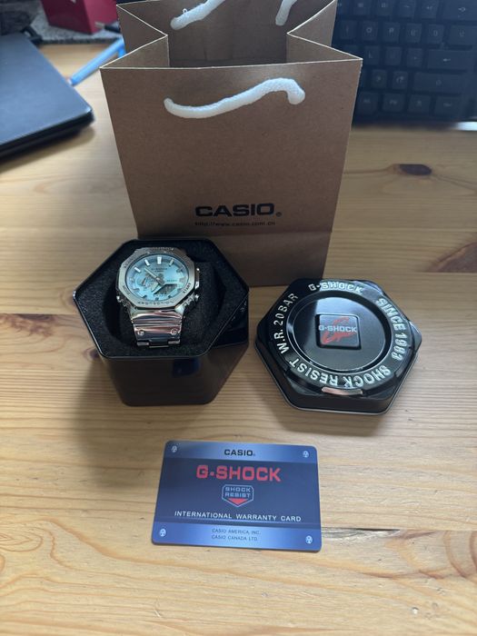 Zegarek Casio G-Shock GM-2110D-2A Tiffany Blue