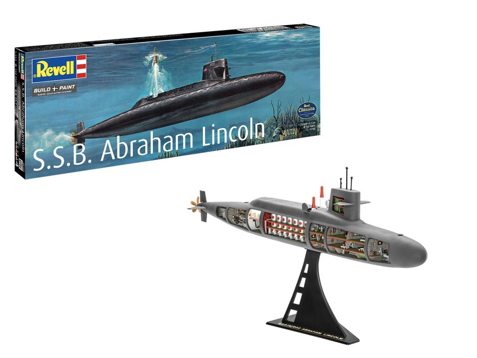 STATEK model do sklejania 1/235 Revell 05185  S.S.B. ABRAHAM LINCOLN