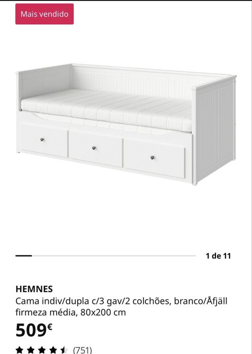 Hemnes Cama Dupla