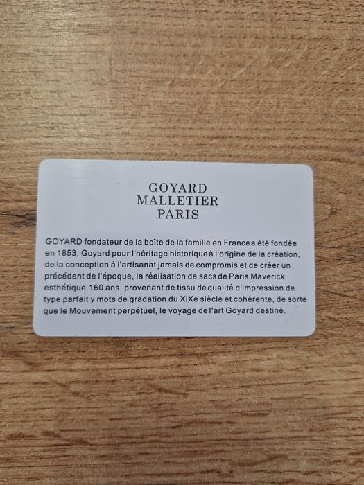 Portfel cardholder goyard zielony