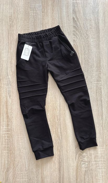 Spodnie z przeszyciami All for kids – czarne 116/122