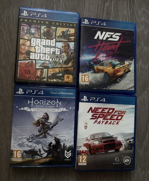 Комплект диски на playstation4