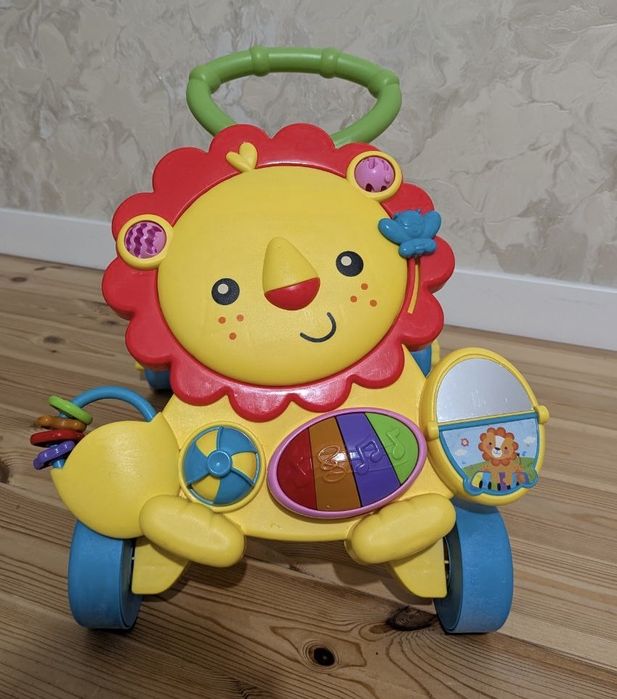 Ходунки-штовхач-каталка дитячі S918 Musical Piano Lion Walker