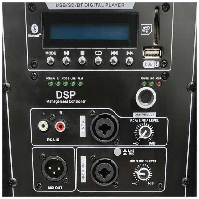 DNA SPX12 DSP aktywna kolumna głośnikowa aktywna 12" 350W RMS SPX-12