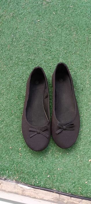 Czarne baleriny balerinki