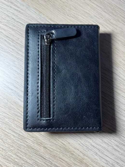 Novas carteiras RFID(proteção contactless) - Porta moedas - Preta