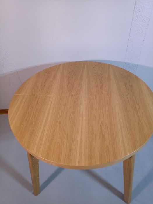Stół okrągły rozkładany DĄB 90cm