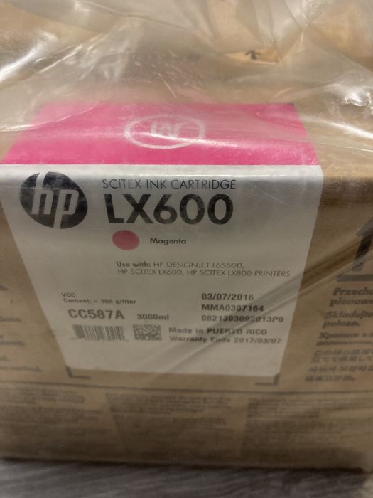 LX600 wkład atramentowy cc587a magenta 3L