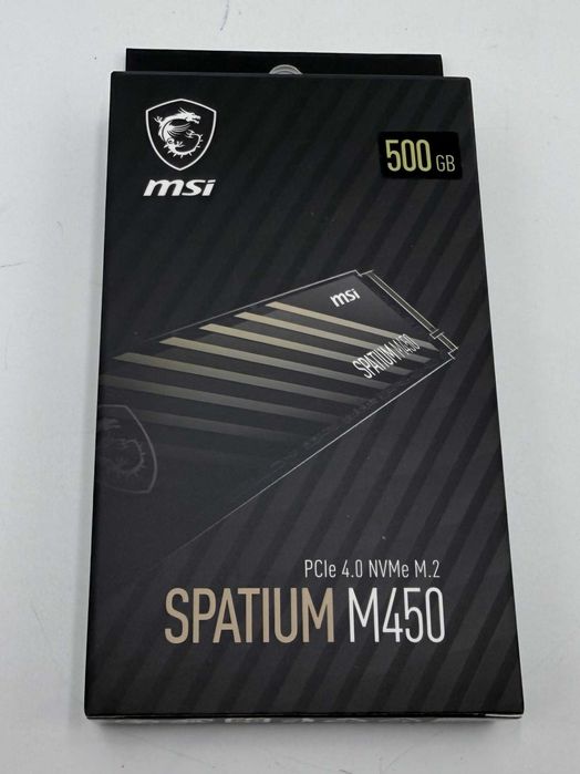 Nowy Dysk SSD MSI Spatium M450 500GB M.2 NVMe 4.0 GW24m FV23% NW005