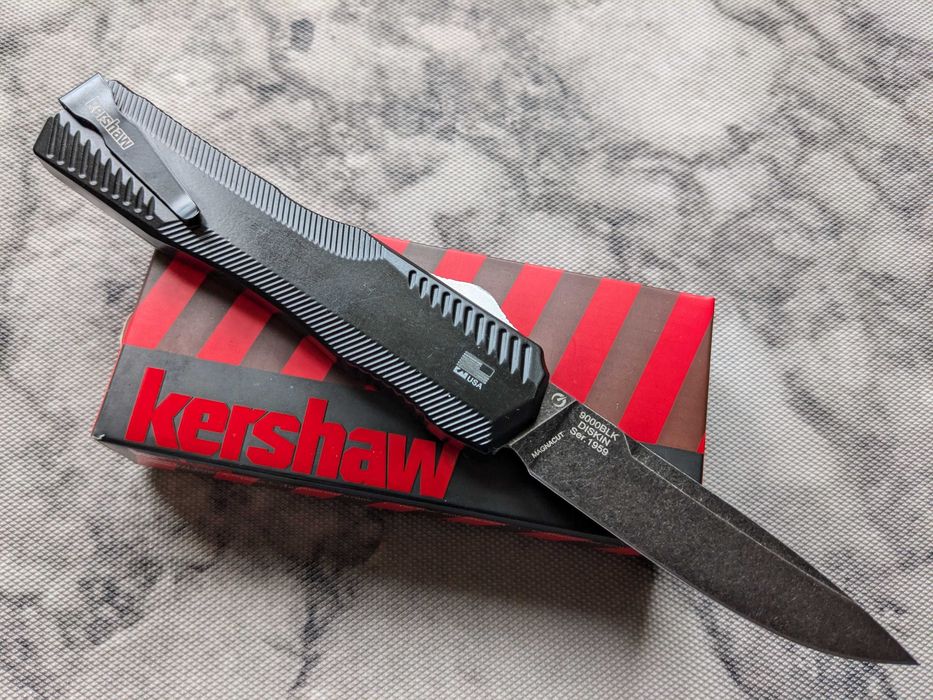 Фронтальний викидний ніж Kershaw 9000. нож фронталка